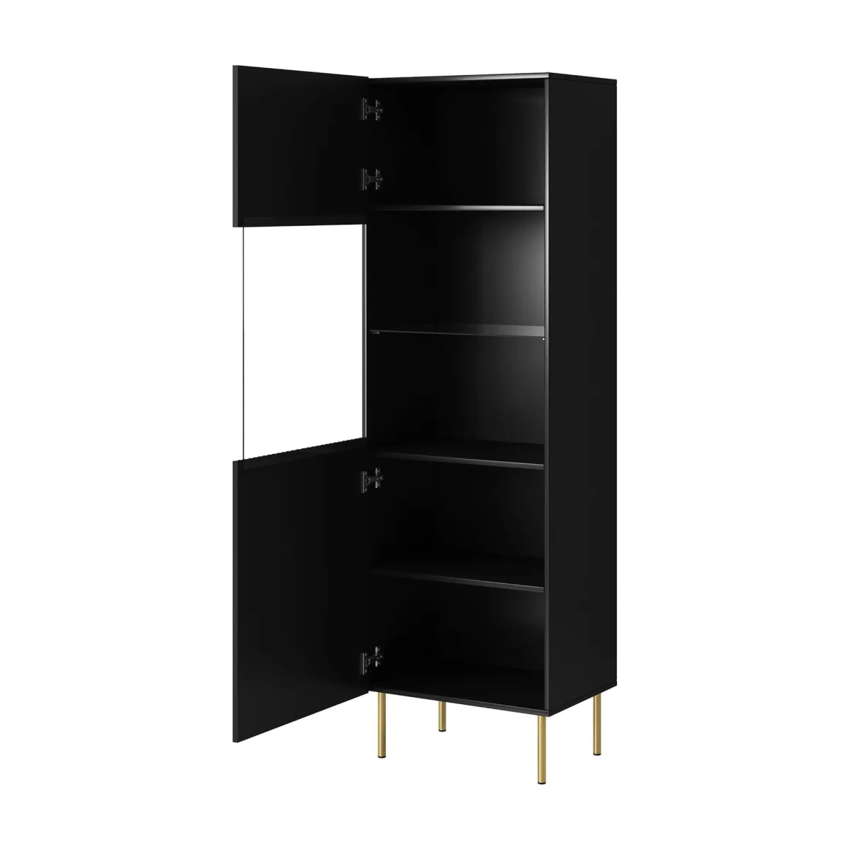 Vetrine > Dmora Vetrina Raccuja, 60x42 h183 cm, Nero