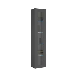 Vetrina stretta ingresso 40x30x180h cm antracite - Arnika