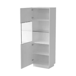 Vetrine > Dmora Vetrina Vado, 60x40 h178 cm, Bianco